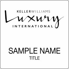 (image for) Keller Williams Luxury White Square Badge