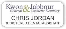 (image for) Kwon & Jabbour Dental White Badge