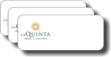 (image for) La Quinta White Logo Only Badge - Pack of 25