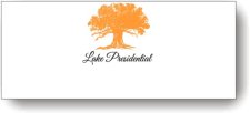 (image for) Lake Presidential Golf Club White Logo Only