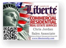 (image for) Land of Liberte' Realty Full Color Badge