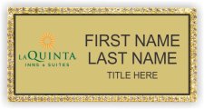 (image for) La Quinta Inns & Suites Gold Bling Badge