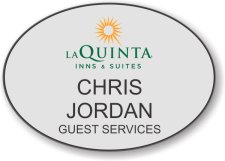 (image for) La Quinta Oval Silver Badge