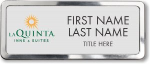 (image for) La Quinta Inns & Suites Silver Polished Frame Prestige Badge