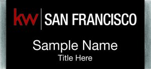 (image for) Keller Williams San Francisco Large Silver Meridian Black Badge