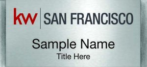 (image for) Keller Williams San Francisco Large Silver Meridian Badge