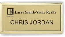 (image for) Larry Smith-Vaniz Realty Executive Gold Badge