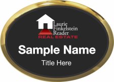 (image for) Laurie Finkelstein Reader Real Estate Oval Executive Gold Other badge