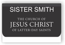 (image for) The Church of Jesus Christ of Latter-Day Saints - Sister Pocket Badge
