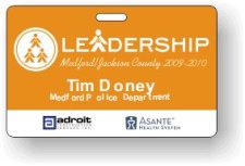 (image for) Medford Chamber Leadership Badge (Orange Logo)