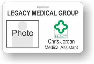 (image for) Legacy Medical Group Horizontal Photo ID Badge