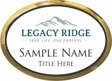 (image for) Legacy Ridge Oval Executive Gold badge