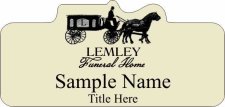 (image for) Long Family Funeral Homes Shaped Badge