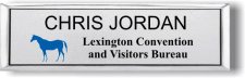 (image for) Lexington Convention and Visitors Bureau Small Silver Executive Badge