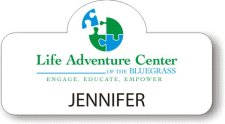 (image for) Life Adventure Center White Shaped Badge