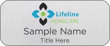 (image for) Lifeline Homecare Standard Silver badge With Title