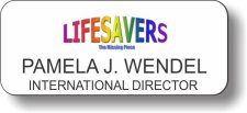 (image for) Lifesavers International White Badge