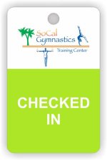 (image for) SoCal Gymnastics Lime Green Badge