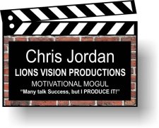 (image for) Lions Vision Productions Full Color Shaped Badge