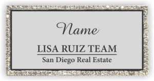 (image for) The Lisa Ruiz Team Real Estate Bling Silver badge