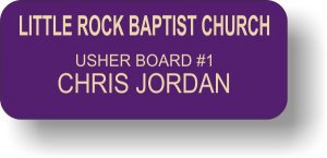 (image for) Little Rock Baptist Church Purple Badge