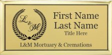 (image for) L&M Mortuary & Cremations - Executive Gold Badge