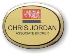 (image for) Long & Foster Realtors Executive Oval Gold Badge