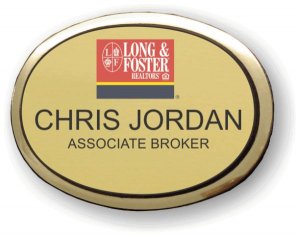 (image for) Long & Foster Realtors Executive Oval Gold Badge