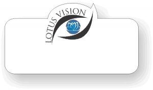 (image for) Lotus Vision White Shaped Logo Only Badge