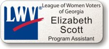 (image for) League of Women Voters of GA Silver Badge