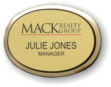 (image for) Mack Realty Group Gold Oval Executive Badge