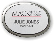 (image for) Mack Realty Group Silver Oval Executive Badge