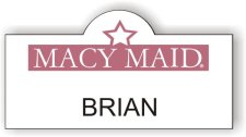 (image for) Macy Maid Silver Shaped Badge