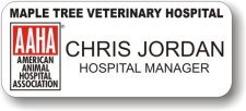 (image for) Maple Tree Veterinary Hospital White Badge