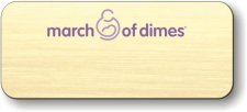 (image for) March of Dimes Gold Logo Only Badge