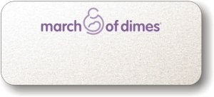 (image for) March of Dimes Silver Logo Only Badge