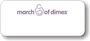 (image for) March of Dimes White Logo Only Badge