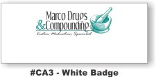 (image for) Marco Drug and Compounding Logo Only White Badge