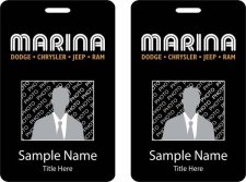 (image for) Marina Dodge Mitsubishi Photo ID Badge