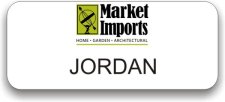 (image for) Market Imports White Badge