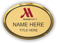 (image for) Marriott Executive Oval Gold Badge
