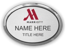 (image for) Marriott Executive Oval Silver Badge