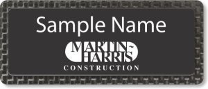 (image for) Martin Harris Construction Carbon Frame Black Anodized Insert Badge