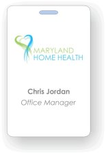 (image for) Maryland Home Health White Badge
