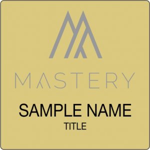 (image for) Keller Williams Mastery Gold Square Badge