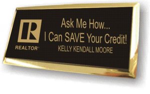 (image for) Max Broock Realtors \'Ask me how\' Executive Black Badge w/Gold Frame