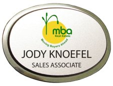 (image for) MBA Real Estate Executive Oval Silver Badge