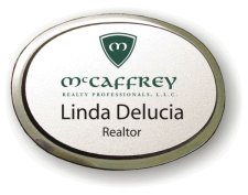 (image for) McCaffrey Realty Executive Oval Silver Badge