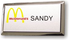 (image for) McDonald's Silver Executive Badge