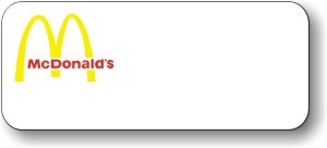 (image for) McDonald\'s White Logo Only